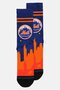 x MLB Men Graphic Print Crew Sock, Multicolor