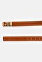 Women Leather Belt, Brown - 2