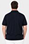 Men Regular Fit Solid Short Sleeve Polo Shirt, Navy - 4