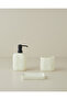 Andre Stoneware 3-Piece Bathroom Set Cream