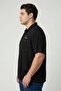Men Regular Fit Embroidered Logo Short Sleeve Casual Shirt, Black - 3