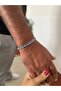 Blue and Silver Color 2-Piece Men's Bracelet Combination-011 - 2