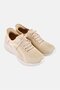 Women Brilliant Path Lace Up Running Shoes, Cream - 2