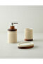Giselle Polyresin 3-Piece Bathroom Set Beige-Brown