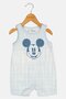 x Disney Toddlers Boy Mickey Mouse Print Sleeveless Bodysuits, Light Blue