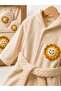 Baby Bathrobe Set 5 Piece Boxed Gift Hooded Bathrobe (Bathrobe+Towel+Slippers+Pouch) Birth Gift - Suitable for 0-2 Years Old - Unisex - 2