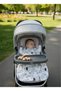 Unisex Baby Organic White-Brown Safari Swaddle Sleeping Bag 6-18 Months - with Bib Gift - 3