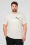 Men Sportswear Fit Short Sleeve Outdoor T-Shirt, Light Beige