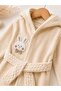 Baby Bathrobe Set 5 Piece Boxed Gift Hooded Bathrobe (Bathrobe+Towel+Slippers+Pouch) Birth Gift - Suitable for 0-2 Years Old - Unisex - 2