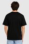 Men Crew Neck Short Sleeve Graphic Print T-Shirt, Black - 3