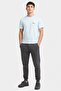 Men Relaxed Fit Short Sleeve Outdoor T-Shirt, Light Blue - 2