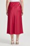Boss Women Solid Midi Skirt, Pink - 4
