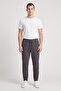 Boss Men Tapered Fit Solid Track Pants, Dark Grey - 2