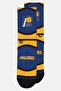 x NBA Men Indiana Pacers Crew Socks, Multicolor