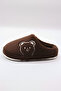Women's Bitter Brown House Slippers, Noiseless Thick Sole Slippers - 5