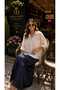 Women's Casual Shirt with Lace Detail and Pockets - 2