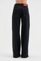 Women's Premium Quality Red Jakron Detailed Palazzo Fit Design Jeans - 4