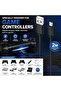 دراجون تريدنج كيبل USB بسلك رصاص لشحن وحدة تحكم بلاي ستيشن 4 من سوني، كيبل بطول 2 متر - 2