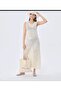 Women's black rose print sheer knit beach dress with see-through pareo