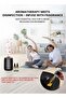 Compact High Mist Humidifier with Double Water Inlet Designed Mist Maker Timing Function Constant Humidity for Home and Office Black - 3