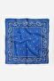 Shawl Patterned Square Cotton Bandana Scarf