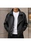 Men's leather jacket - 6