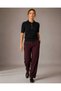 Premium Women's Polo Collar Soft Textured Knitwear Blouse, Size S m L Fitted - 3