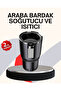 Car Cup Holder Heating Cooling Adjustable Smart Model with Cigarette Lighter Input