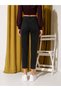 Julia Milano Black Boyfriend Casual Comfortable Wear Black Mom Comfort New Season Women's Denim Trousers (2026) - 3