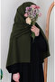 Medina Silk Shawl Large Size 70X220 - Khaki