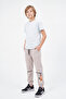 Boys' 3-Piece Striped Detailed Printed Double Pocket Sweatpants - 2