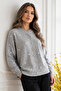 Hearted Knitwear Cardigan N3219 Gray - 2