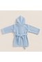 Hooded Girls' and Boys' Bathrobe with Prince & Princess Embroidery - 3
