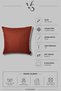 Embroidered Seahorse Patterned Decorative Piping Edged Water-Repellent Fabric Orange 45*45 cm Triple Throw Pillow Cover Set Boat - Garden - Balcony - 8
