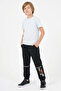 Boys' 3-Piece Striped Detailed Printed Double Pocket Sweatpants - 2