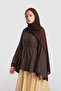 Gode Detailed Modal Blouse Bitter Brown