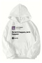 Unisex Oversize Tame Impala - Let It Happen Hoodie (White)