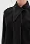 Women's 100% Cotton Collar with Stone Detail Comfortable Fit Design Shirt - 6