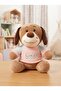 Smile Dog Light Brown 40cm Cute and Comfortable: Plush Sleeping Pillow and Hugging Companion Decorative - 4