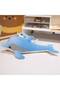 Blue Dolphin 70cm Cute and Comfortable: Plush Sleeping Pillow and Hugging Companion Decorative Toy - 3