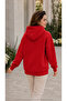 Women's Coffee Themed Cat Inside Cup Graphic Printed Hooded Casual Sweatshirt with Kangaroo Pocket - 2