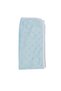 Minky blanket, blue pattern, hearts