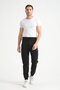 Black Men's Jogger Sweatpants with Zipper Pockets - 7