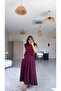Burgundy Padded Skirt Blouse Set - 6