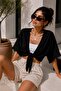 Muslin Lace Short Tie-Up Bolero My2786 - 2