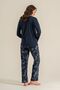 Women's You Look Amazing Today Cream Long Sleeve Pajama Set Pc9257-S-V2 - 4