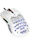 Glorious Gaming Mouse - Model O 67 g Superlight Honeycomb Mouse, RGB Matte White Mouse - USB Gaming