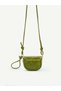 Oil Green Shk306 Adjustable, Knot Detail Strap, Mini, Women's Hand, Arm and Shoulder Bag - 4