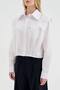 Women's 100% Cotton Shirt with Padded Shoulders and Detailed Design - 5