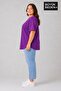 Süperlife Large Size Women's Crew Neck Basic Oval Skirt Detailed 3Xl-6Xl Long Tunic Spr26Btsk502 - 2
